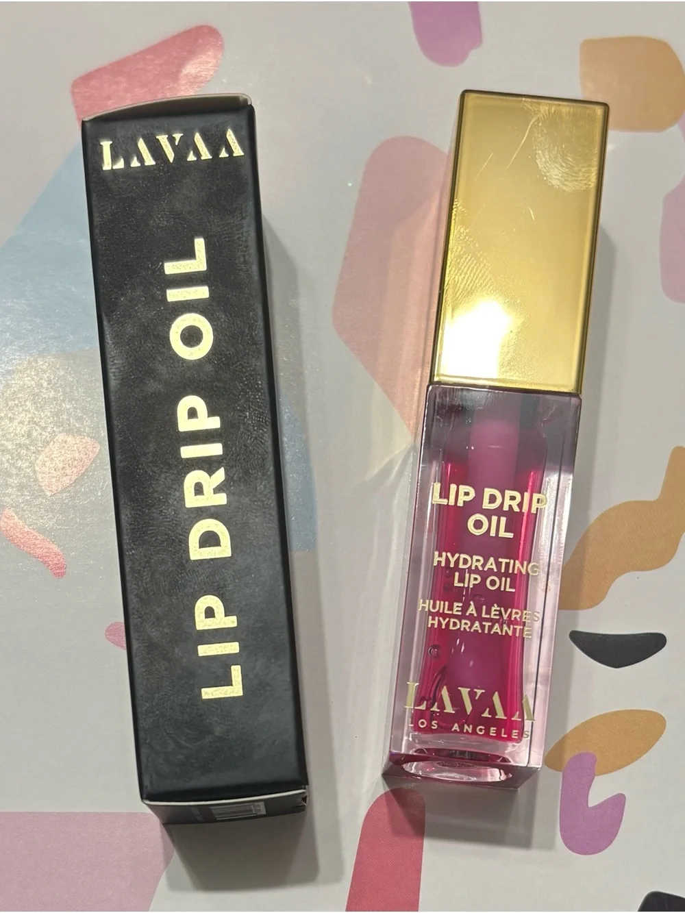 Lavaa Lip Drip Oil Hydrating Lip Oil — Sheer Pink